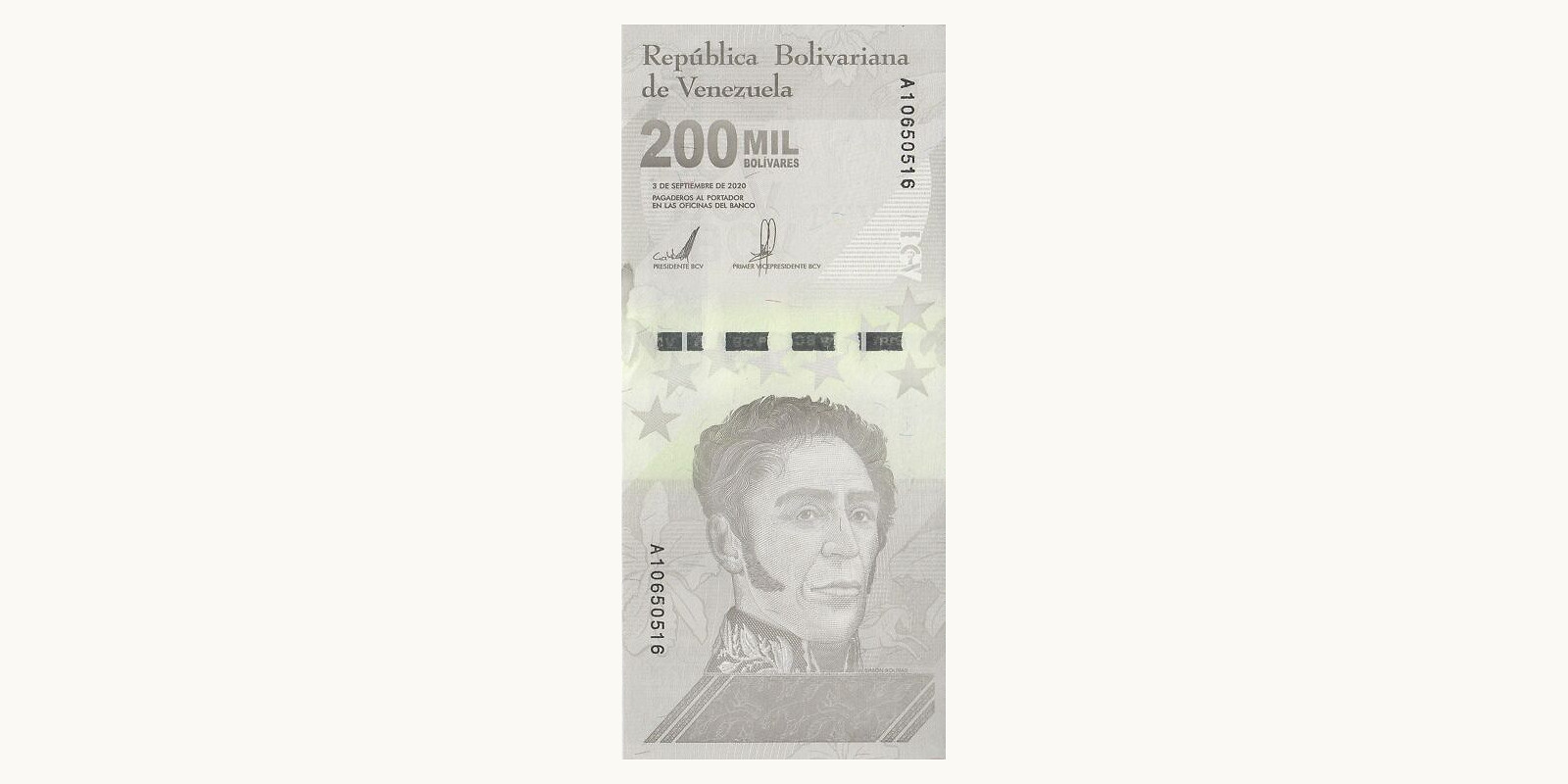 200000 bolivars Venezuela 2020 — Front side