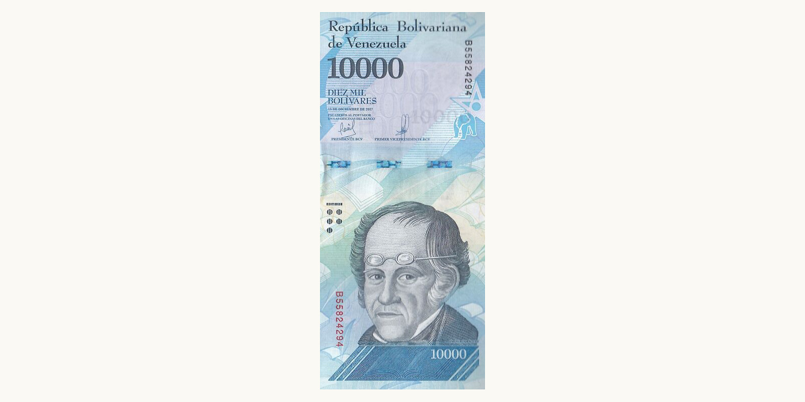 10000 bolivars 2017