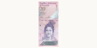 20 bolivars 2013
