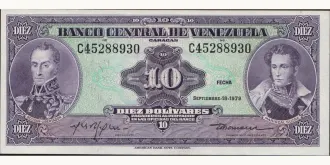 10 bolivars 1979