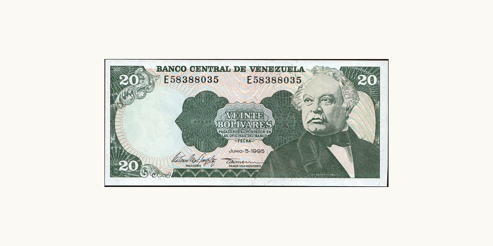 20 pesos 1995