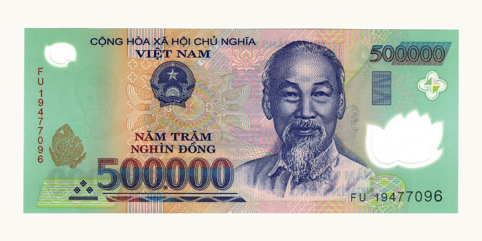 500000 Dong Вьетнам 2019 — Лицевая сторона