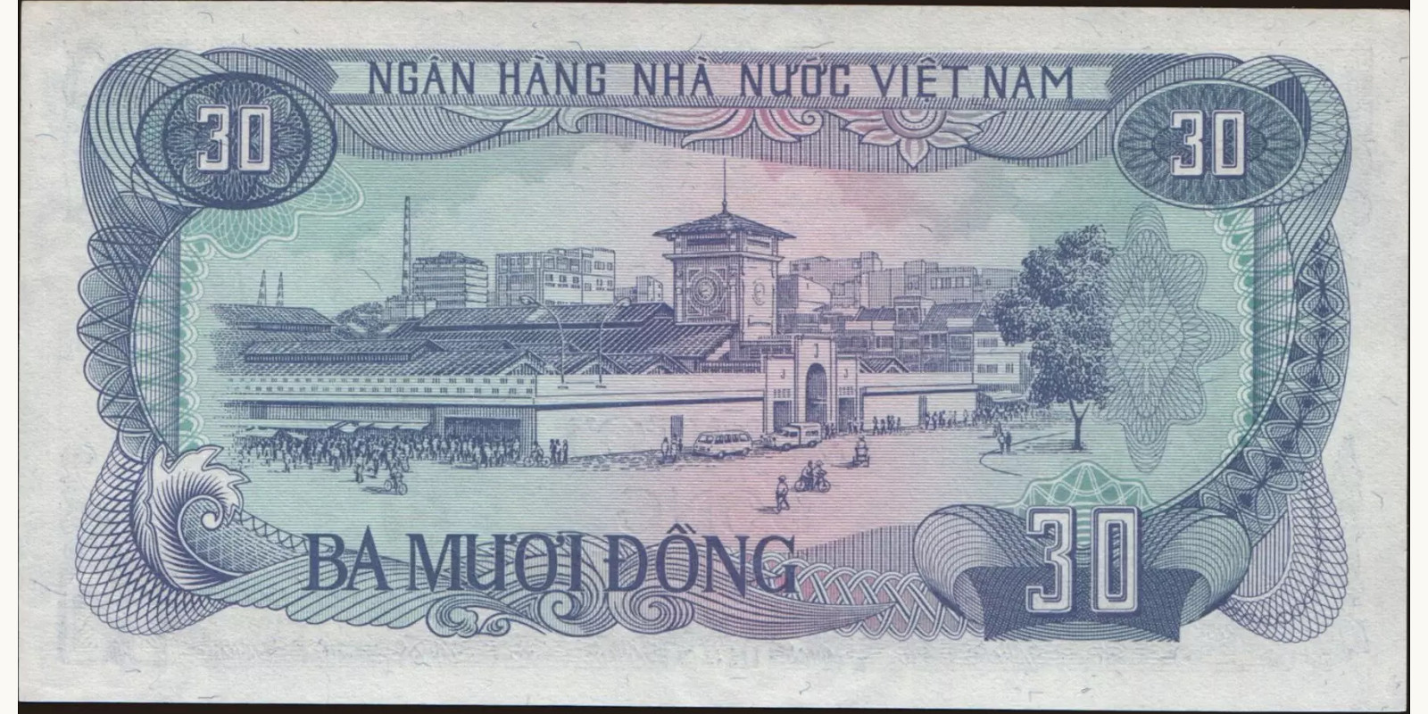 30 dong Vietnam 1985 — Back side
