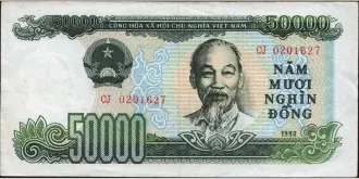 50000 dong 1990