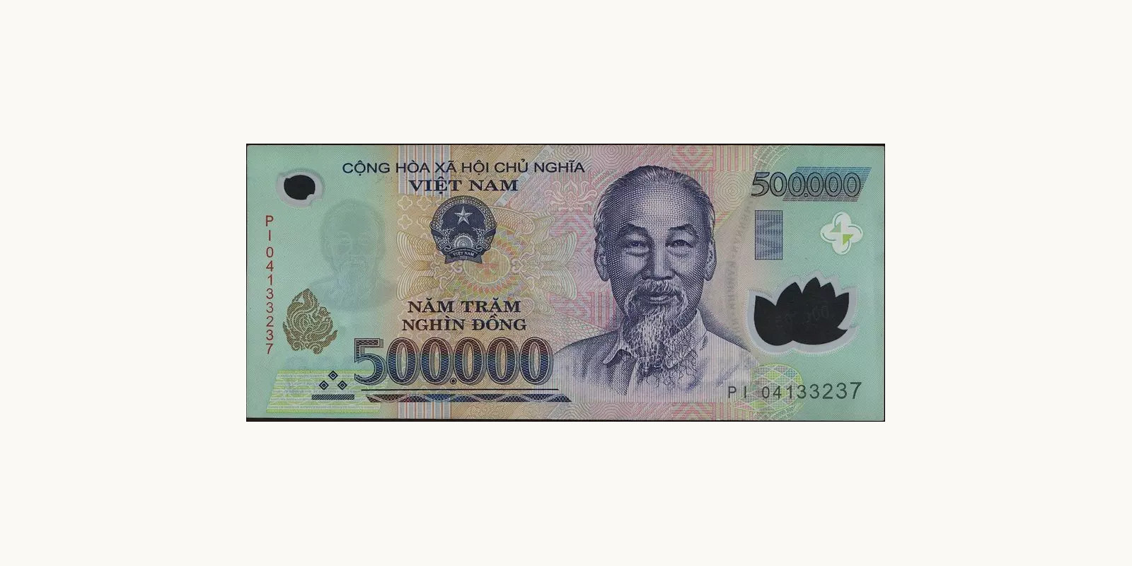 500000 dong Vietnam 2004 — Front side