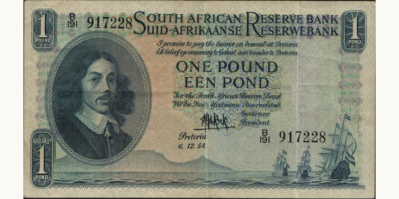 1 pounds 1954