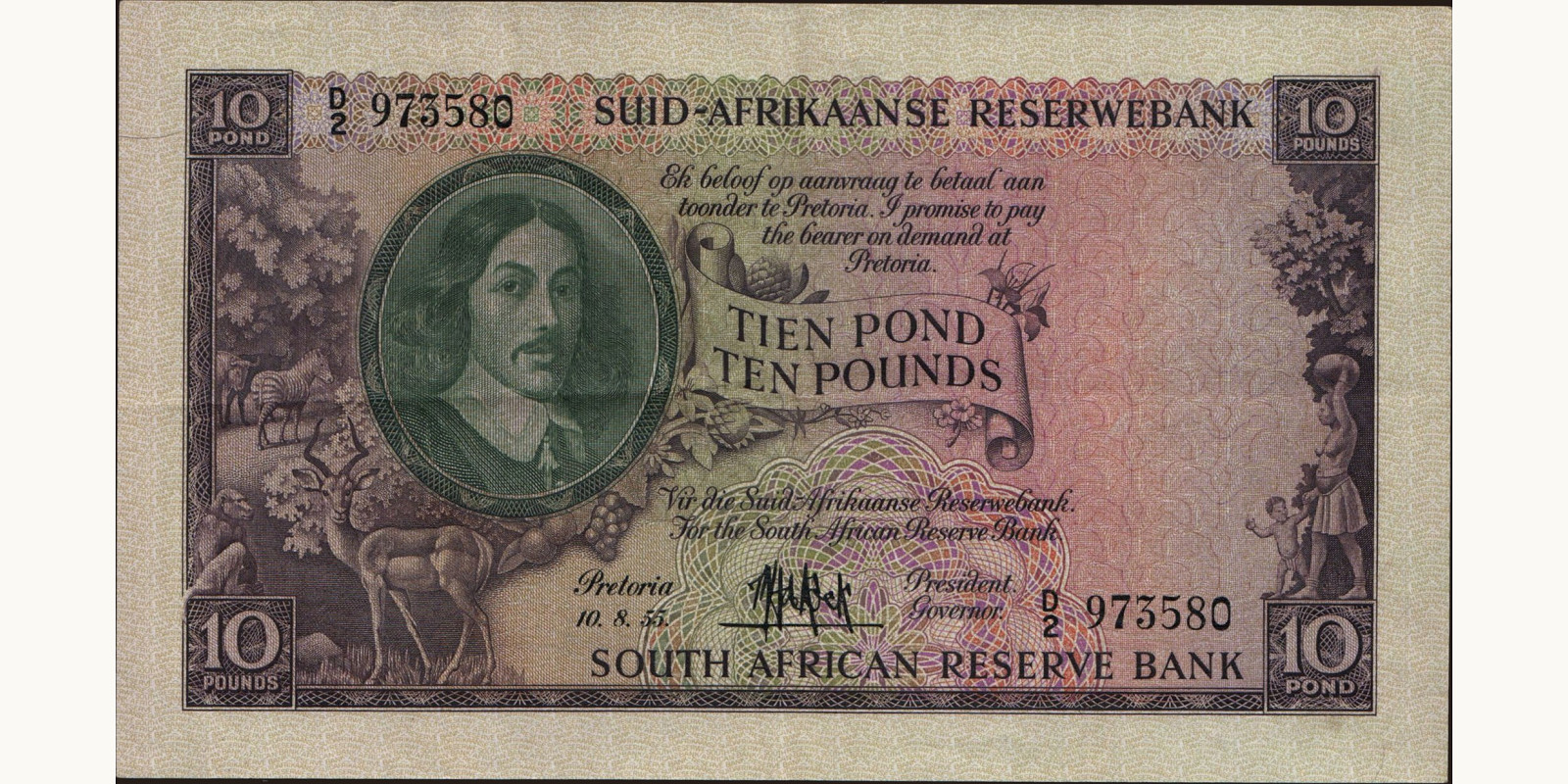 10 pounds 1955