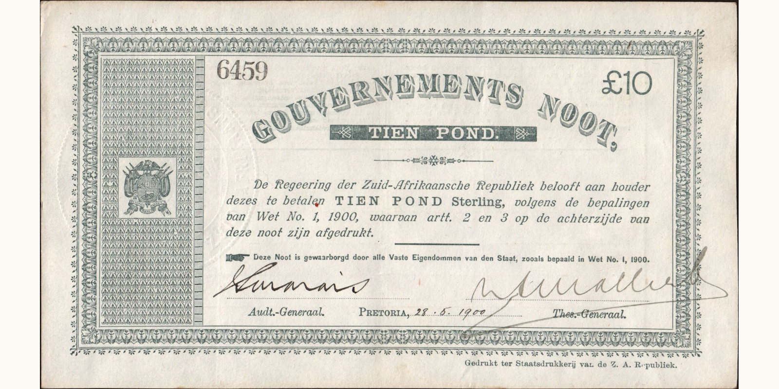 10 pounds 1900