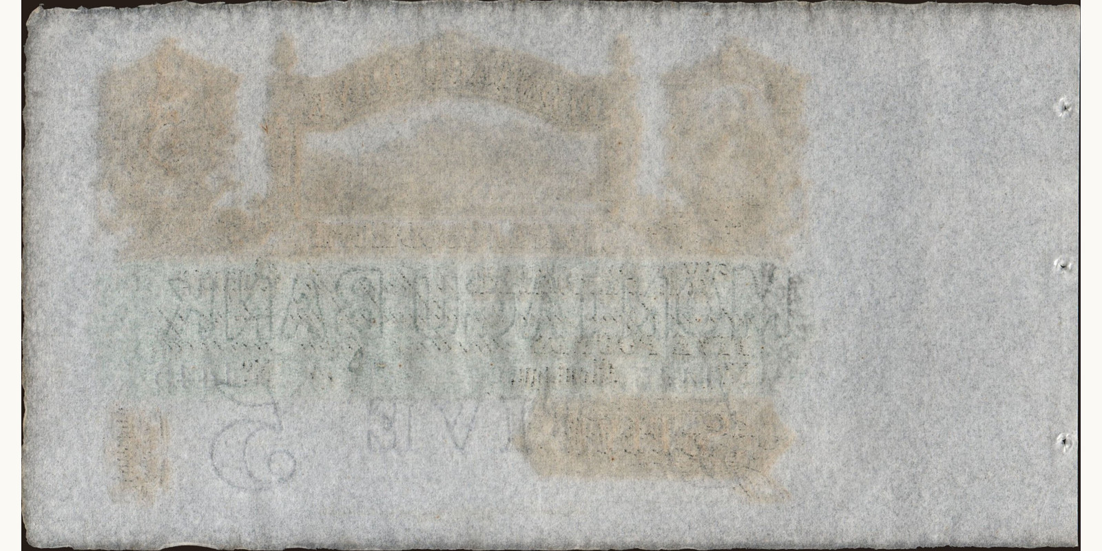 5 pounds South Africa 1860 — Back side