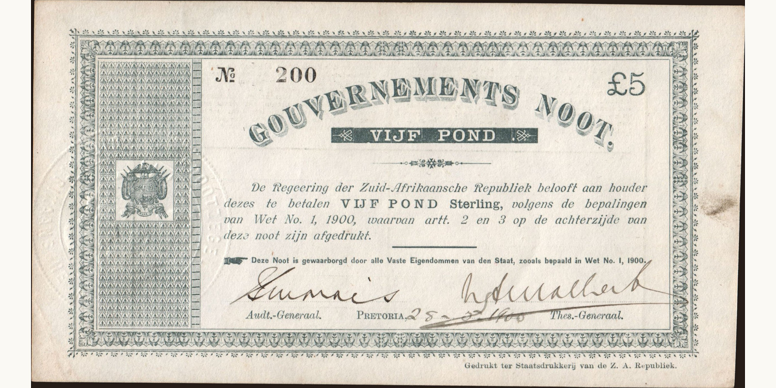 5 pounds 1900