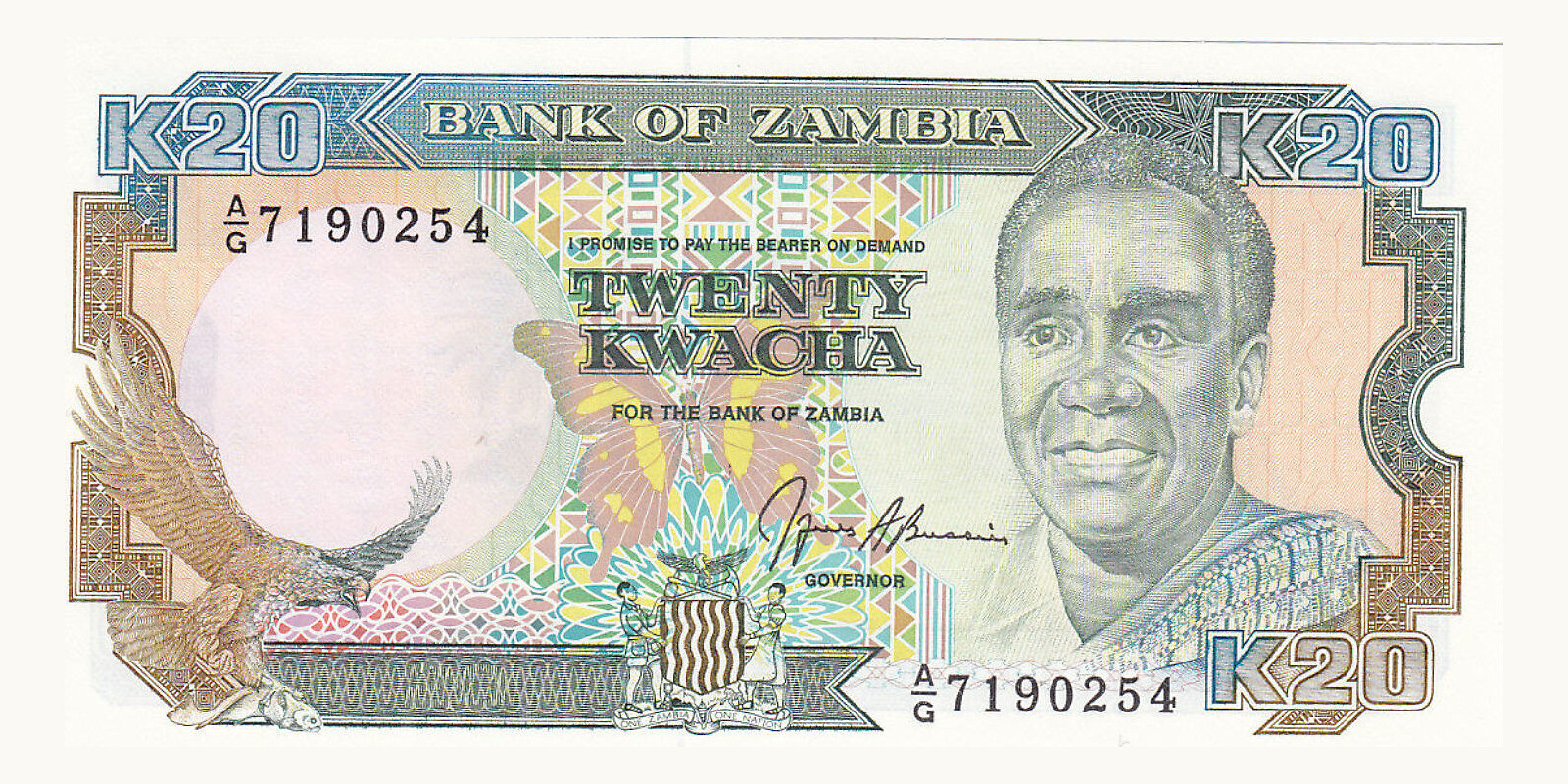 20 kwacha 1989