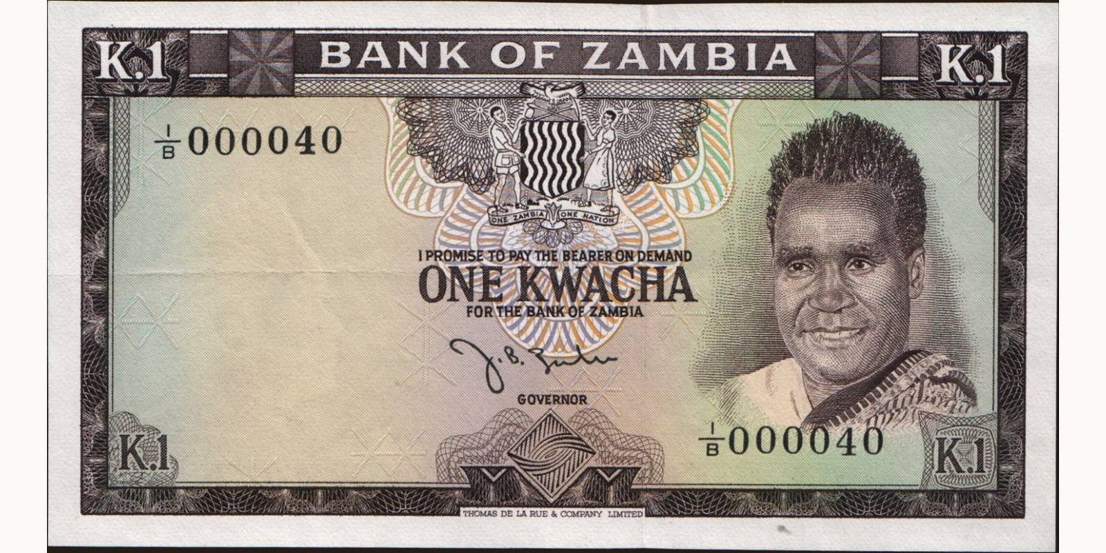 1 kwacha 1969