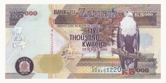 5000 kwacha 2010