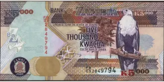 5000 kwacha 2001