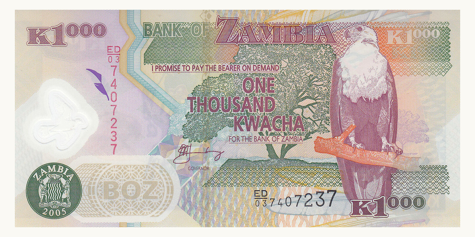 1000 kwacha 2005