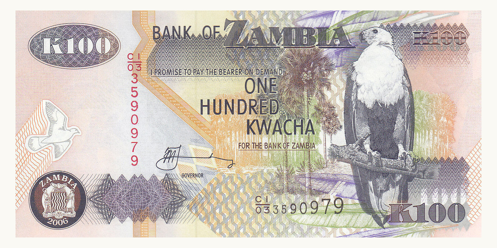 100 kwacha 2006