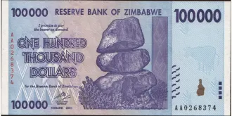 100000 dollars 2008