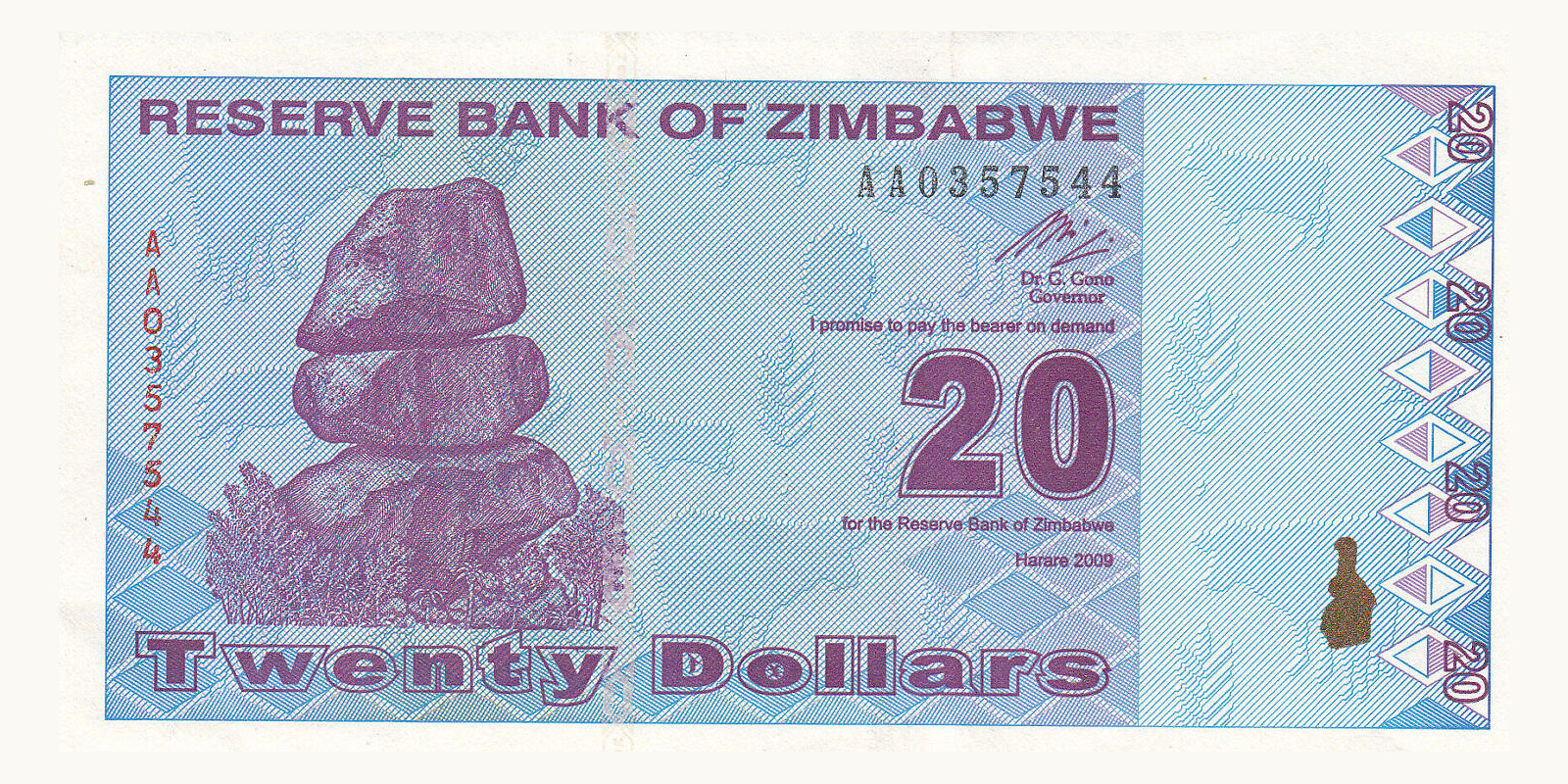 20 dollars 2009