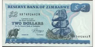 2 dollars 1983