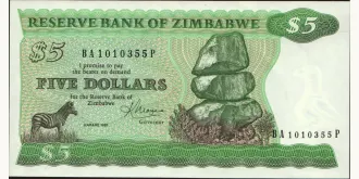 5 dollars 1983