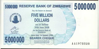5000000 dollars 2008