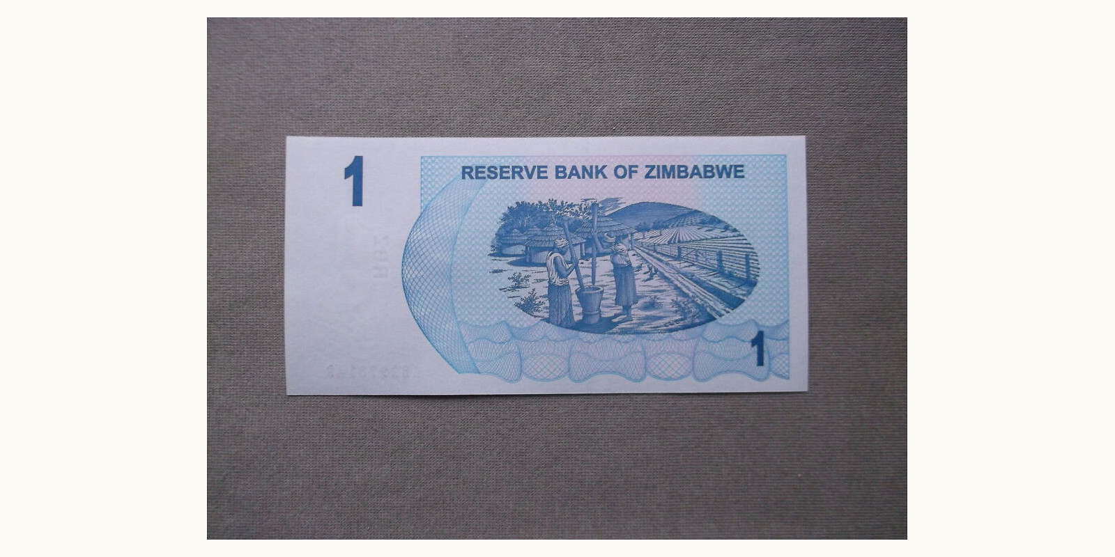 1 dollars Зимбабве 2006 — Оборотная сторона